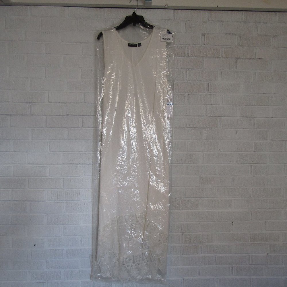 Nina Leonard NWT off white dress XL